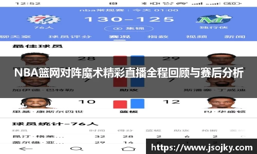 NBA篮网对阵魔术精彩直播全程回顾与赛后分析